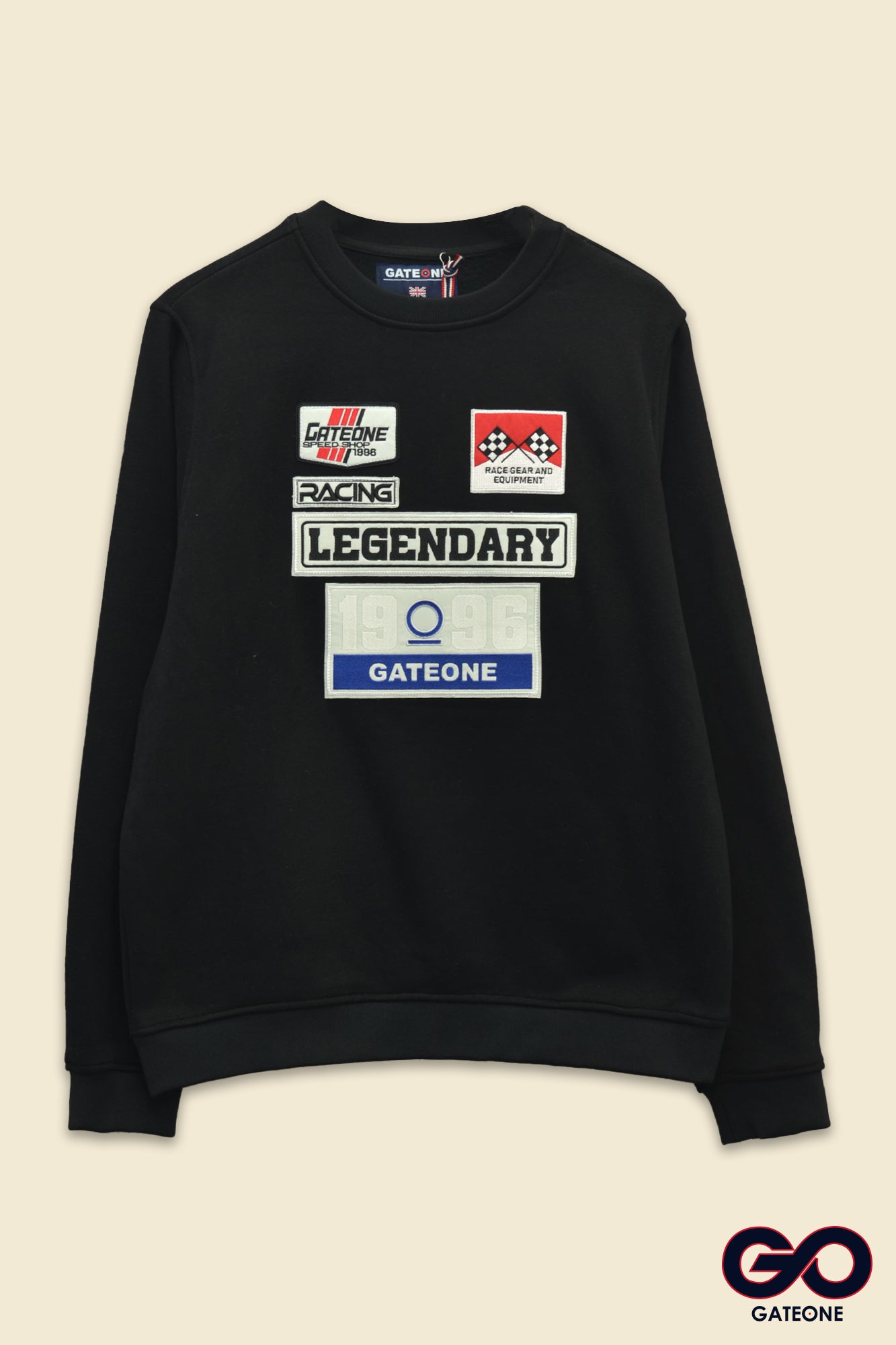 Sudadera para hombre Cuello redondo