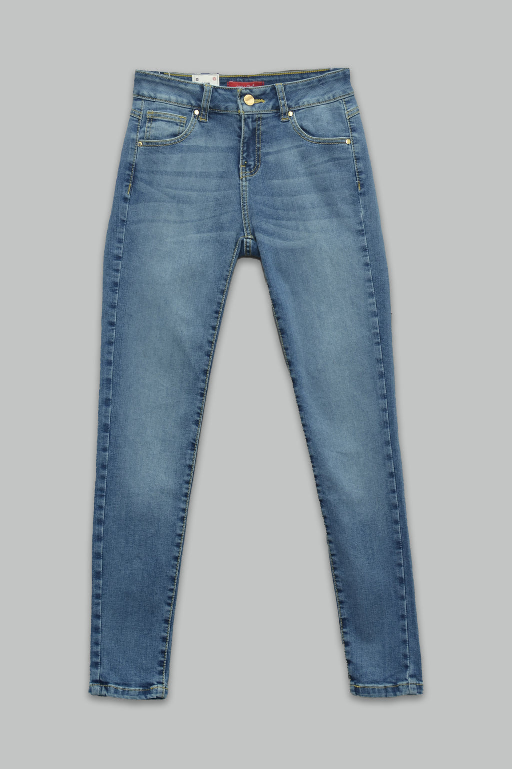 Pantalón skinny fit de mezclilla para mujer
