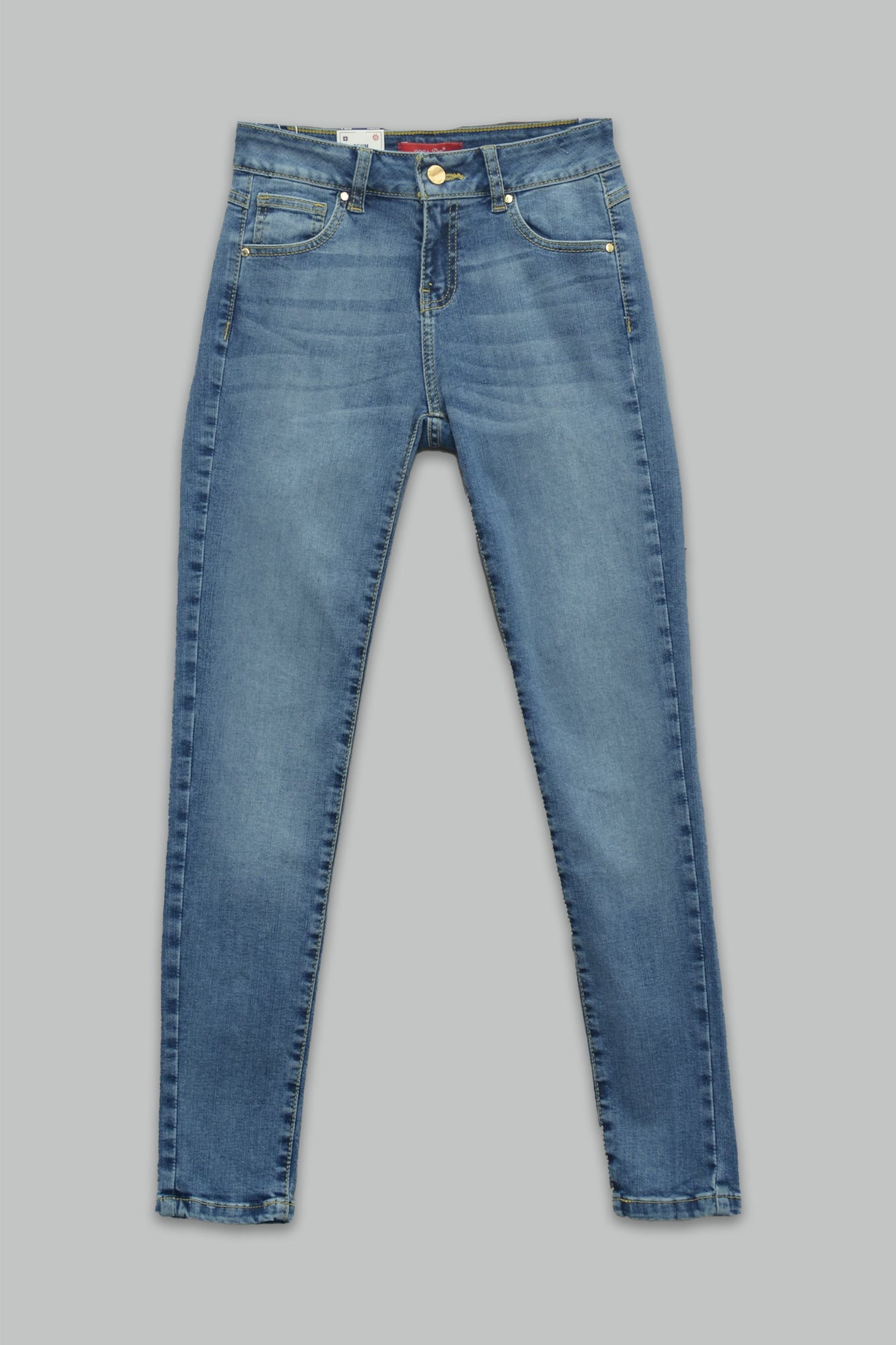 Pantalón skinny fit de mezclilla para mujer