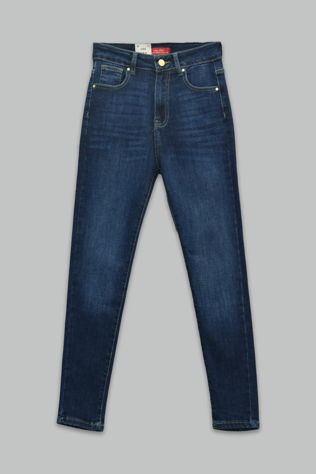 Pantalón skinny fit de mezclilla para mujer