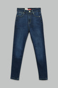 Pantalón skinny fit de mezclilla para mujer