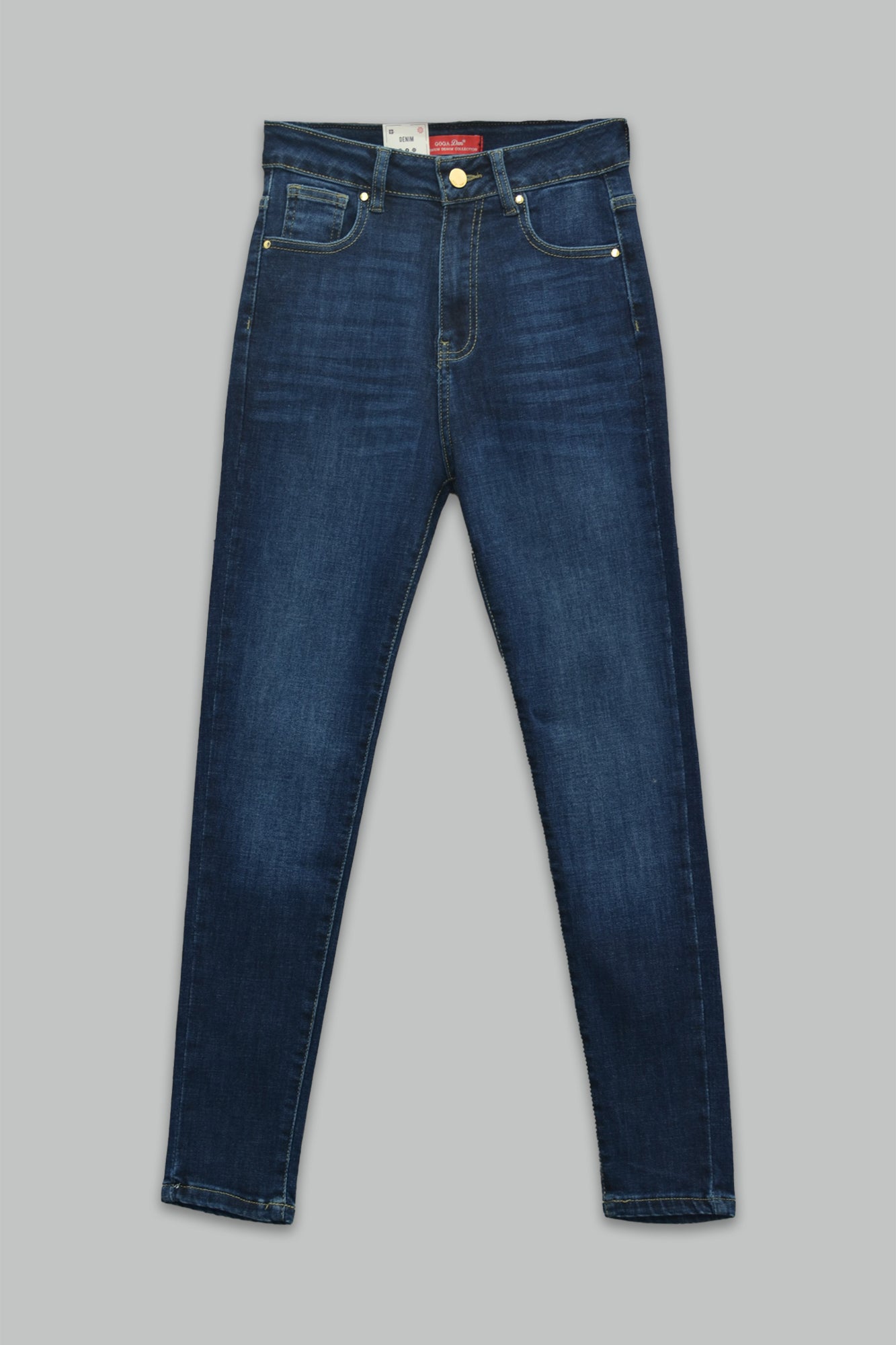 Pantalón skinny fit de mezclilla para mujer