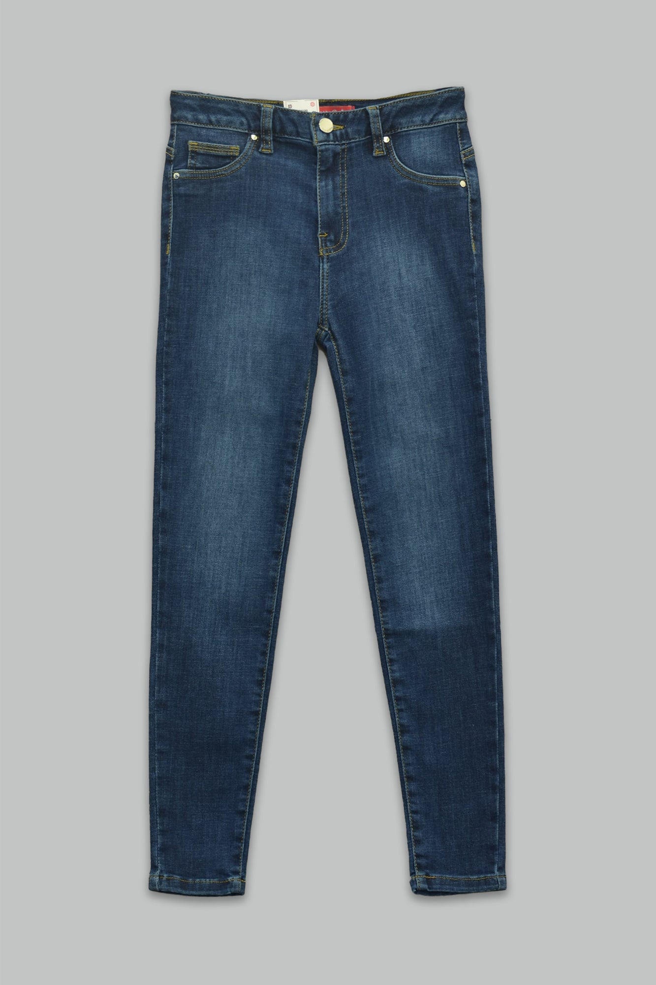Pantalón skinny fit de mezclilla para mujer