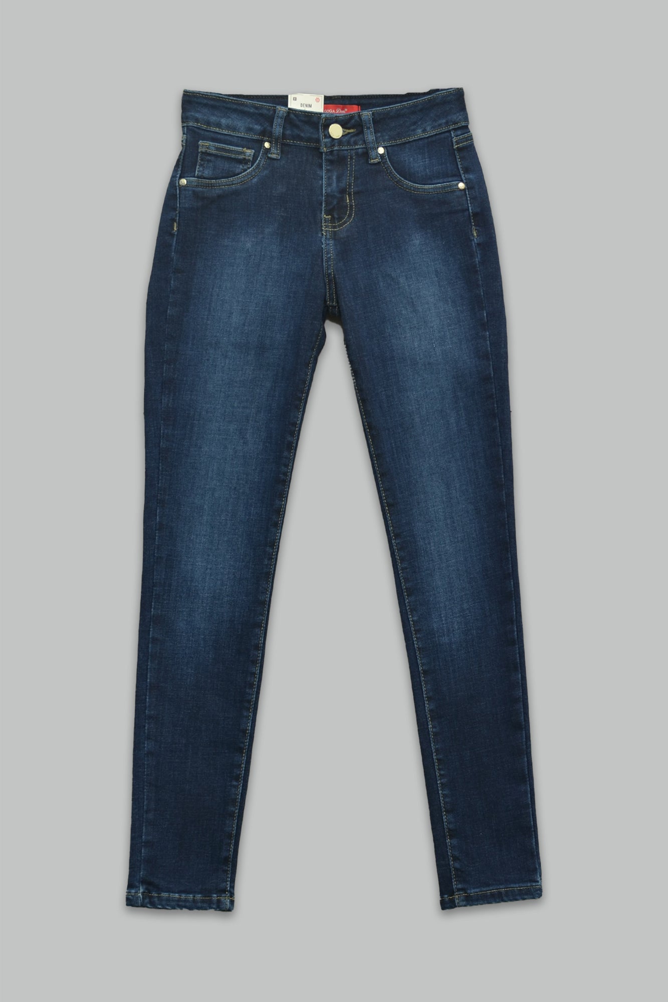 Pantalón skinny fit de mezclilla para mujer