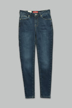 Pantalón skinny fit de mezclilla para mujer