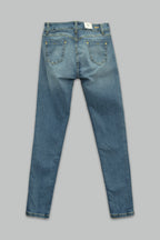 Pantalón skinny fit de mezclilla para mujer