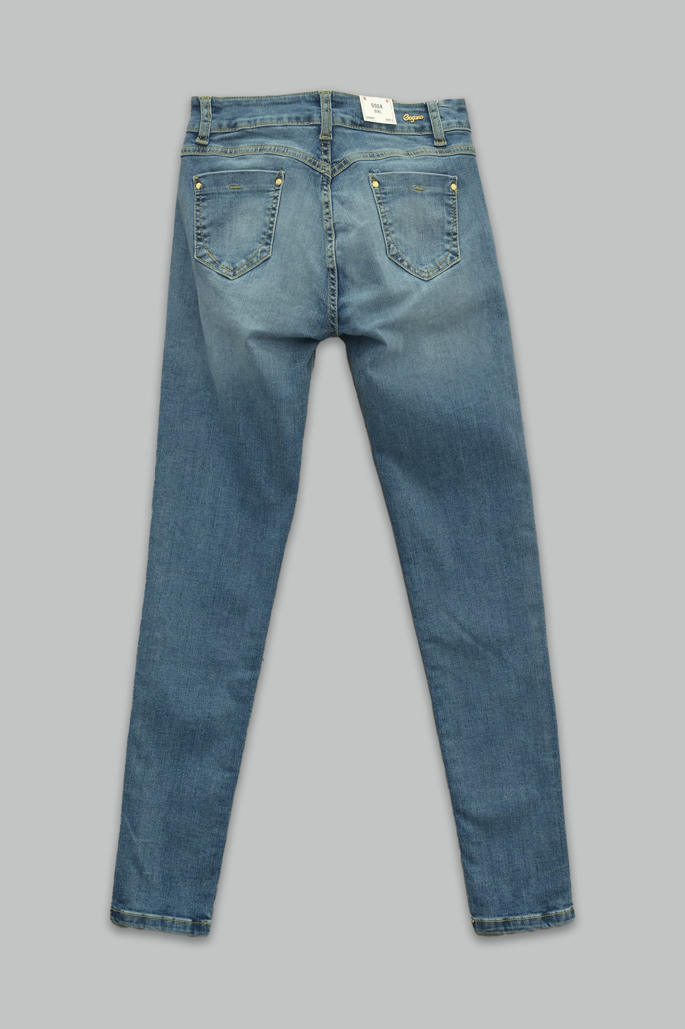 Pantalón skinny fit de mezclilla para mujer