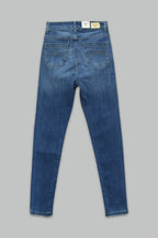 Pantalón skinny fit de mezclilla para mujer