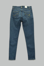 Pantalón skinny fit de mezclilla para mujer