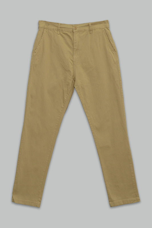 Pantalón de Gabardina slim fit para hombre