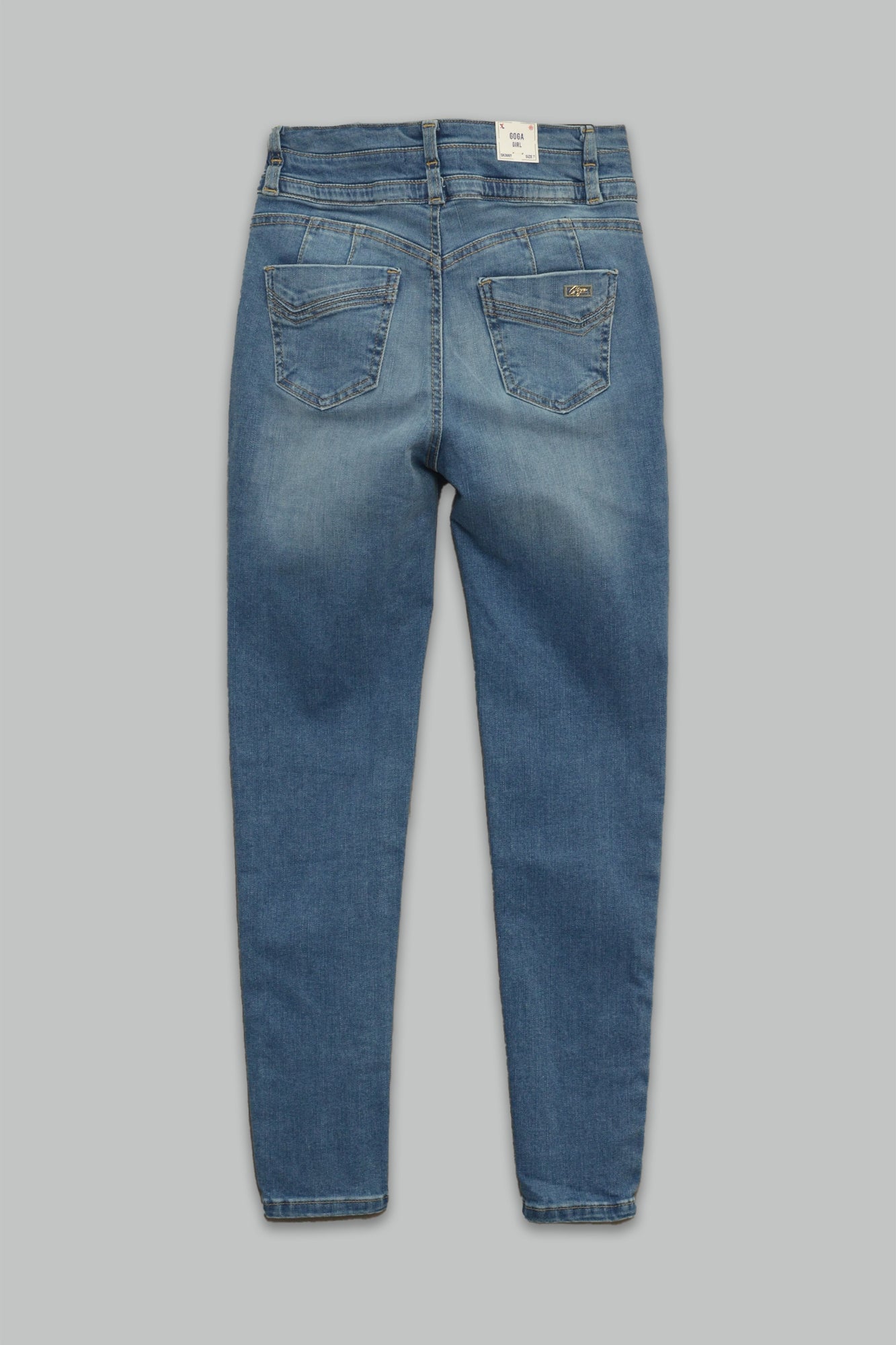 Pantalón skinny fit de mezclilla para mujer