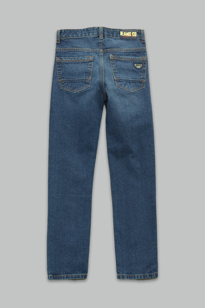 Blue Jeans Jeans Talla 16 Niño Jean Recto Tono Medio Claro Para Niño