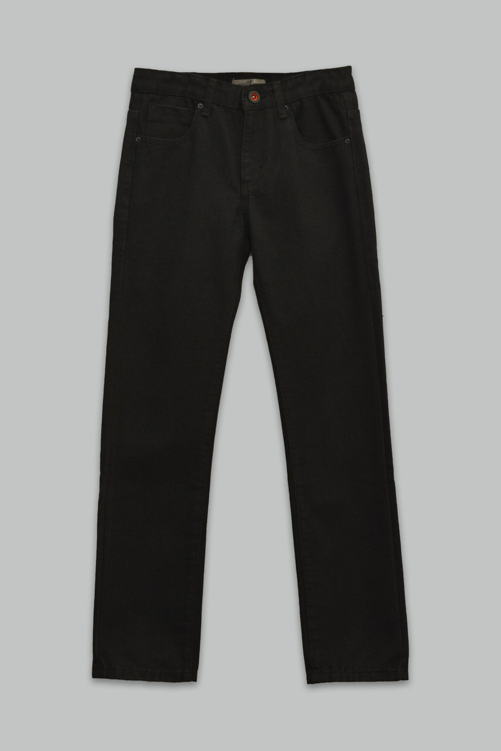 Pantalón Negro de mezclilla slim fit Rigido para niño