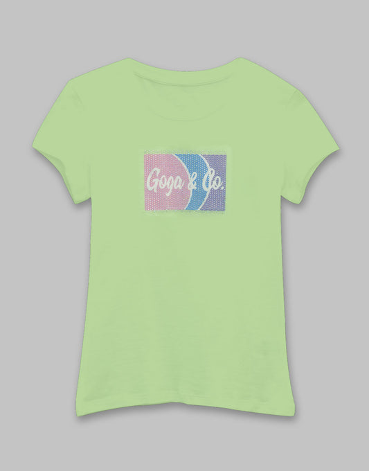 Playera con Detalles y estampado para Mujer