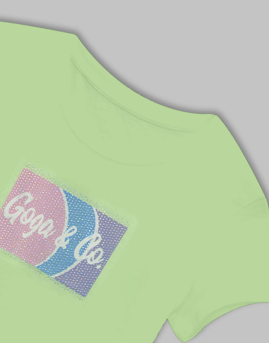 Playera con Detalles y estampado para Mujer