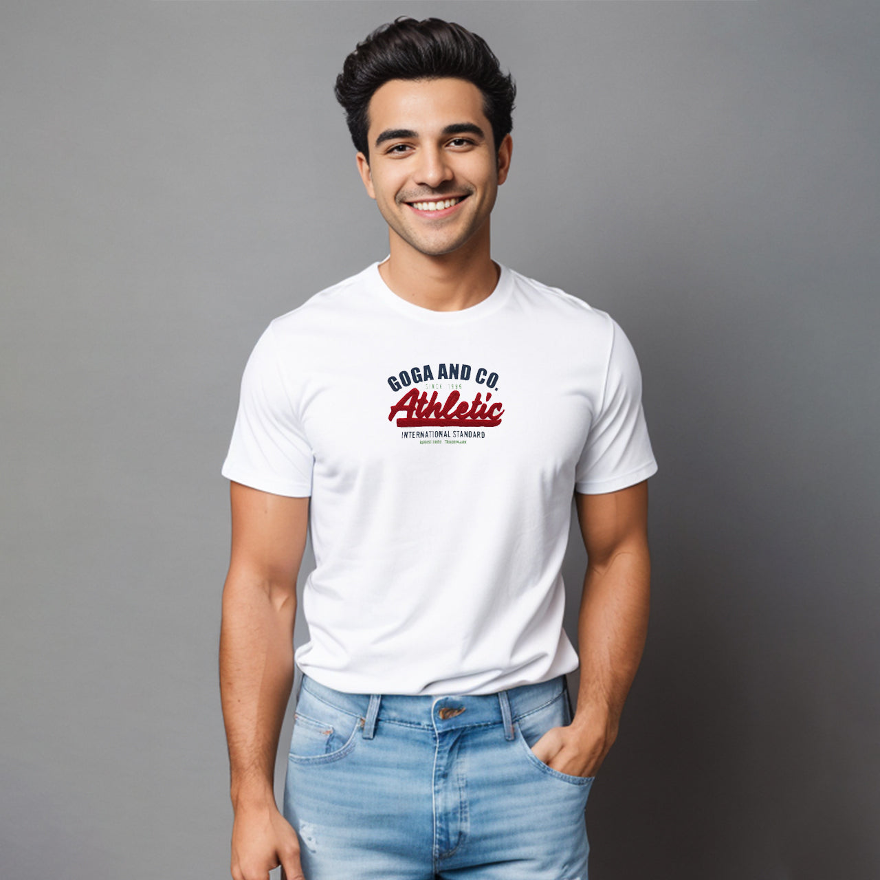 Playera  Bordada y Estampada para hombre.