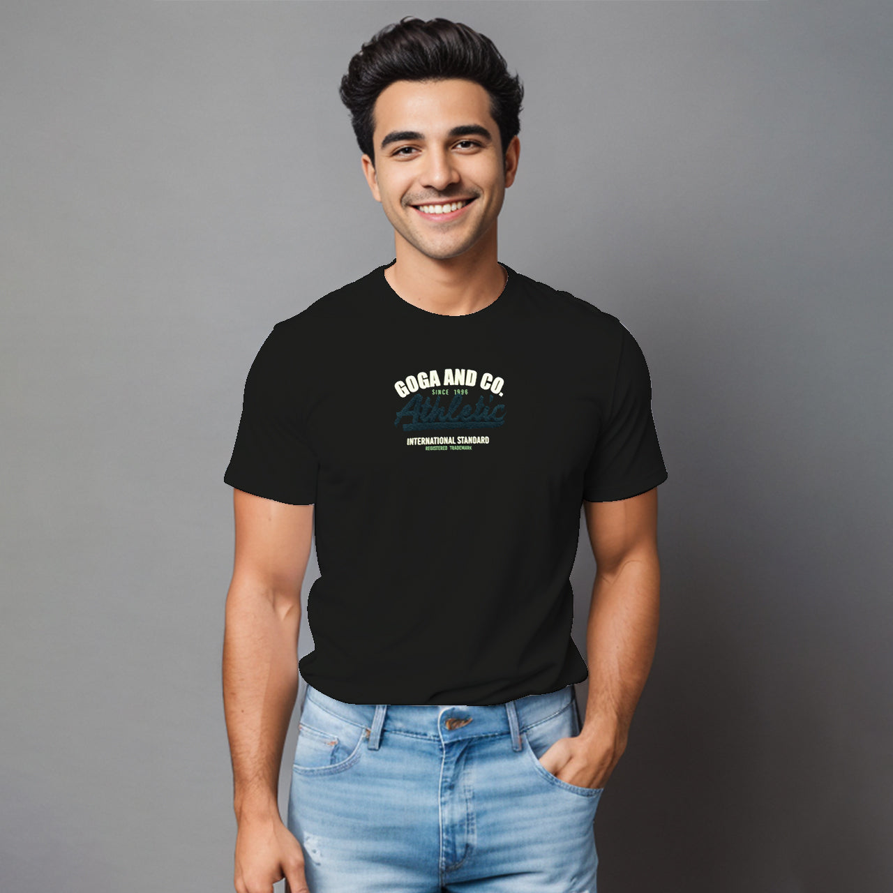 Playera  Bordada y Estampada para hombre.