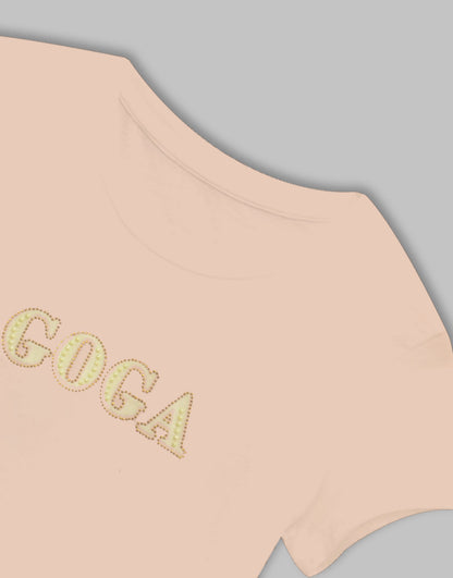 Playera con Detalles y estampado para Mujer