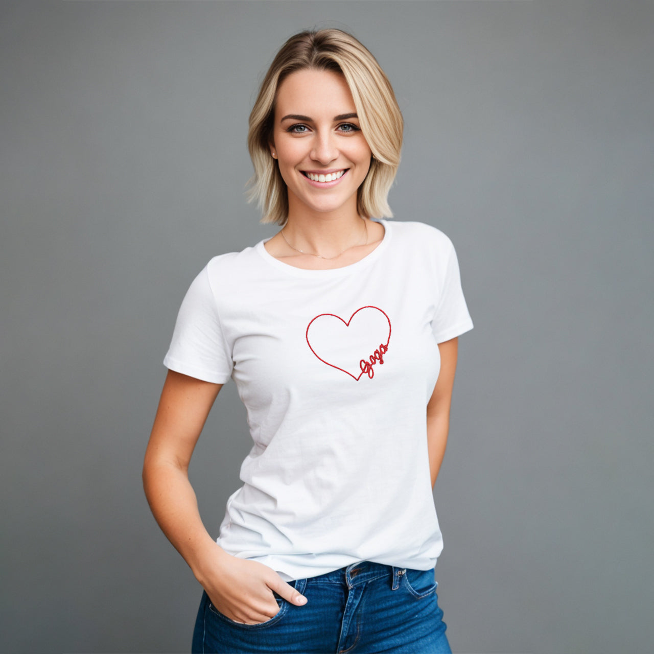 Playera Bordada para mujer.