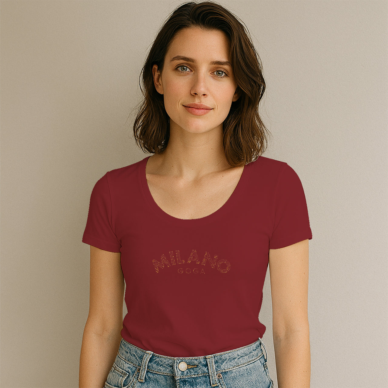 Playera de Brillos para Mujer