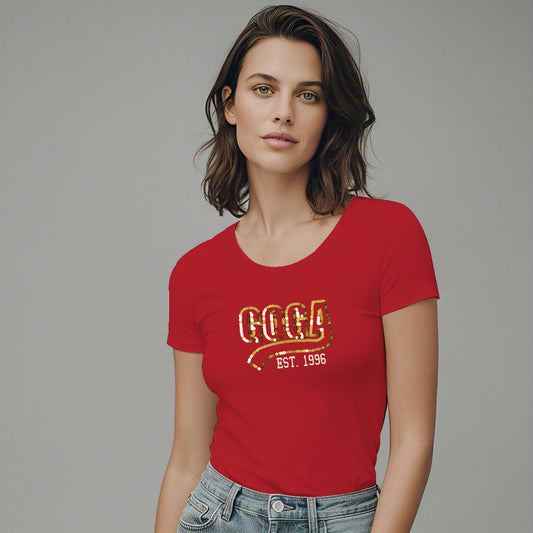 Playera con Lentejuela y Bordado para mujer.