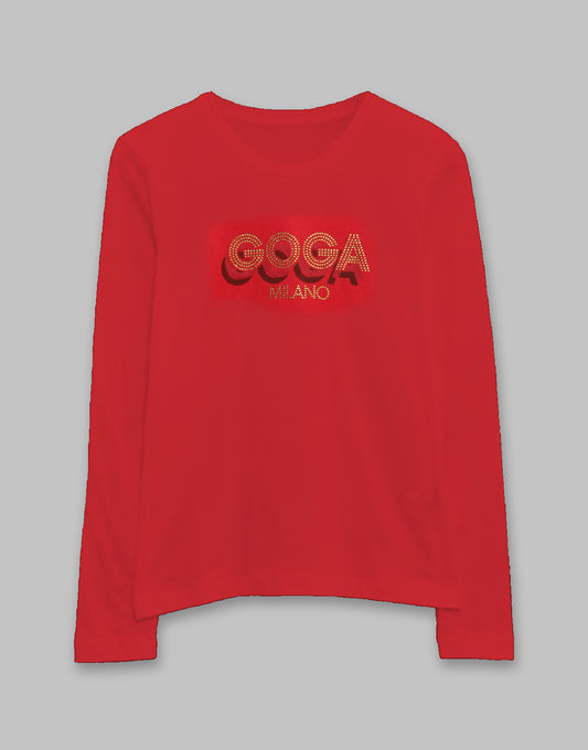 Playera Estampada/Brillos para mujer