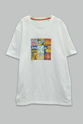 Playera Infantil Varsity College Estampado