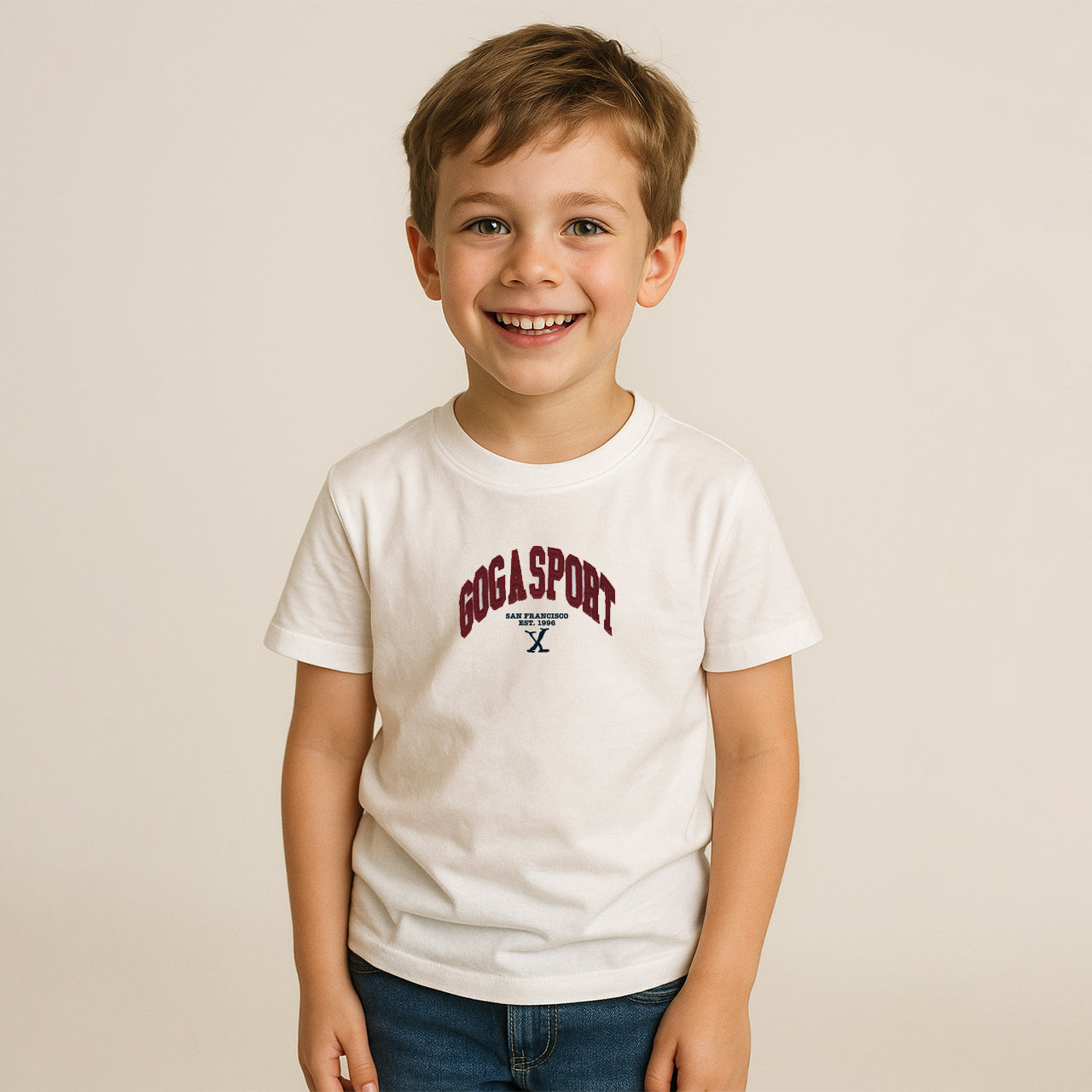 Playera Estampada/Bordada para niño.