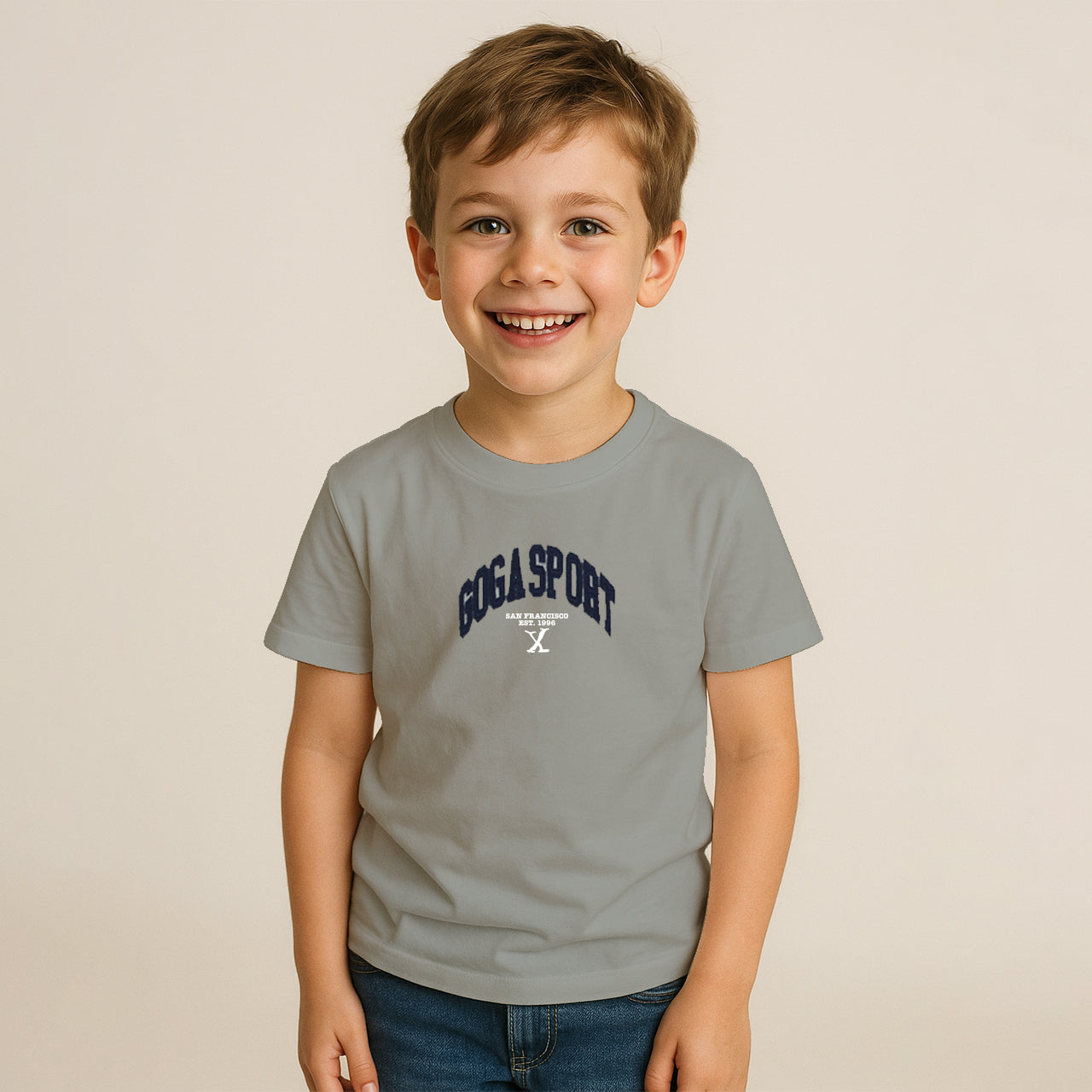 Playera Estampada/Bordada para niño.