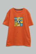 Playera Infantil Varsity College Estampado