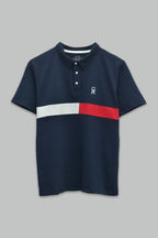 Playera para Niño Tipo Polo Bordada