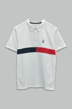 Playera para Niño Tipo Polo Bordada
