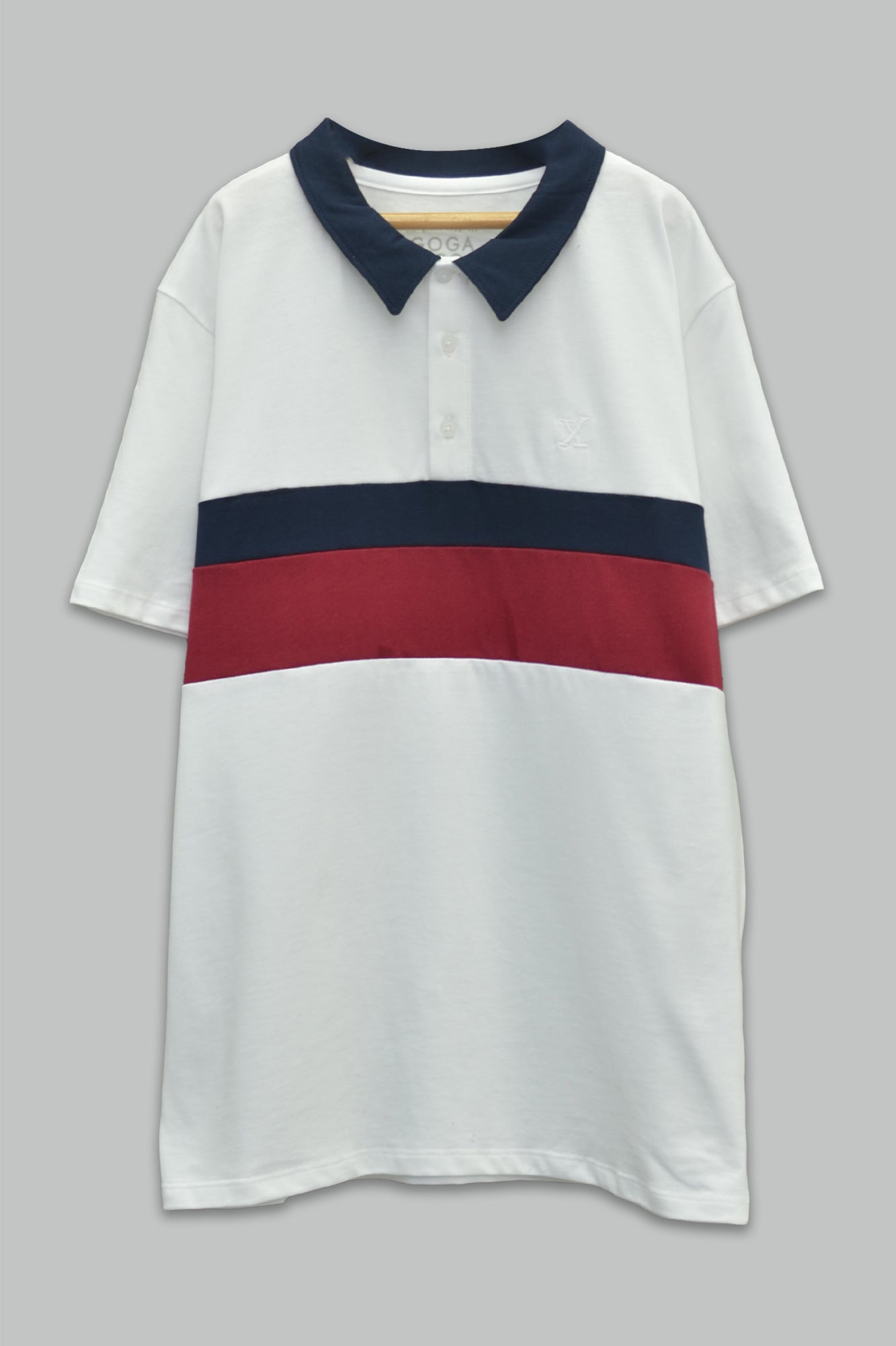 Playera Bordada Tipo Polo para niño
