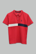 Playera Infantil Polo Bordada Gate One Goga