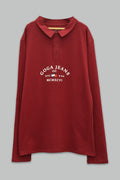 Playera Infantil Polo Manga Larga Estampada Goga