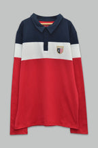 Playera Tipo Polo Estampada para niño