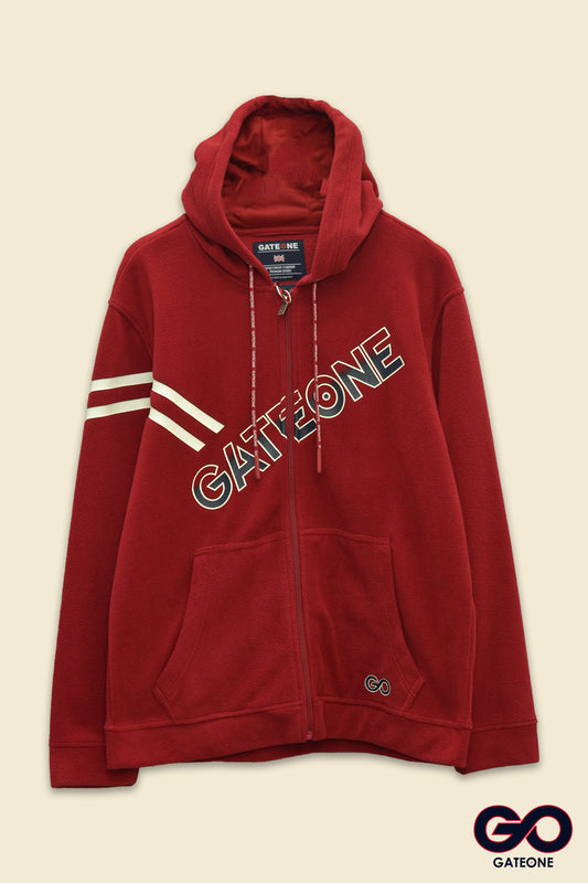 Sudadera para hombre, bolsas frontales y cierre.