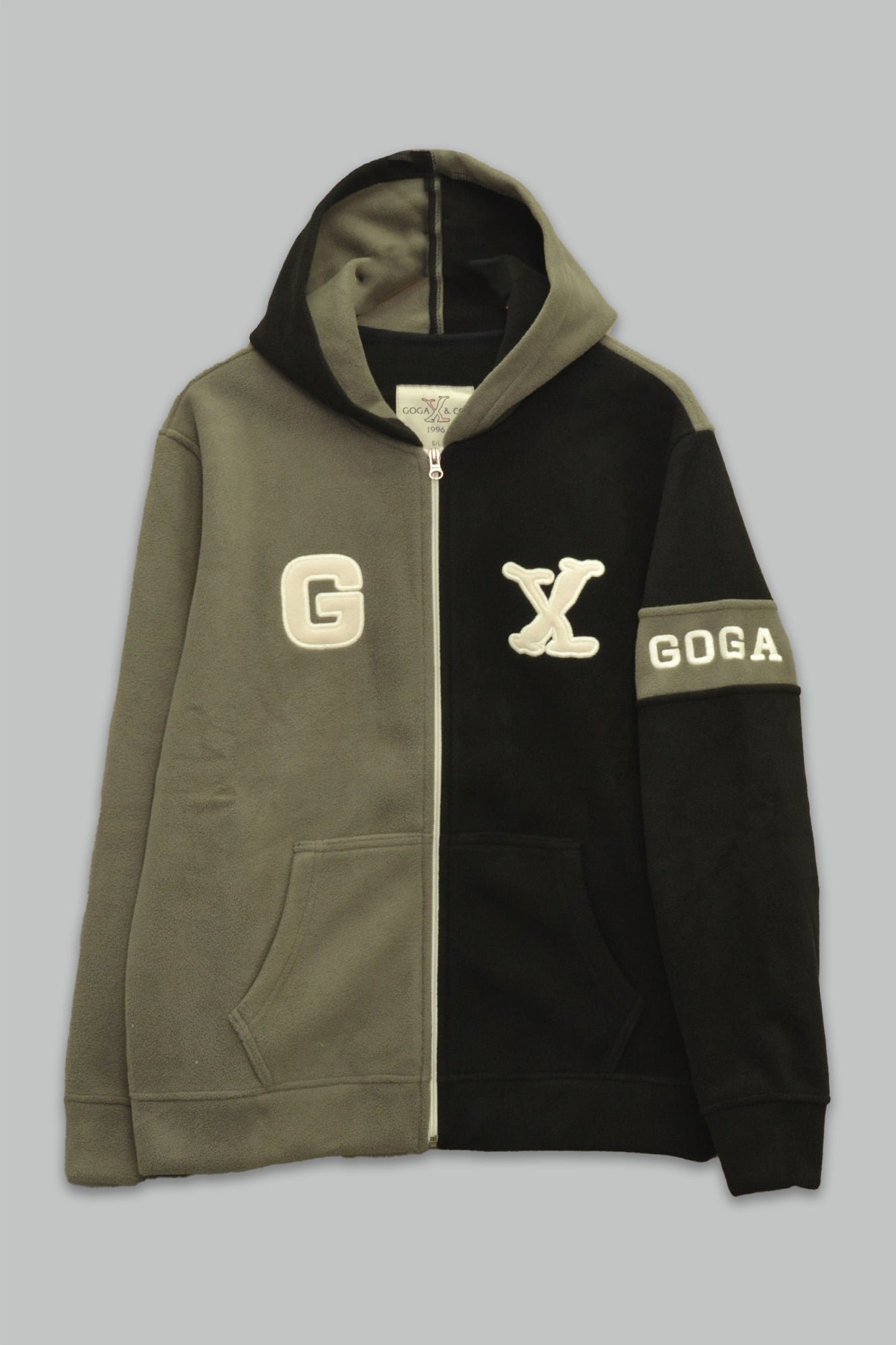 Prendas Chamarra Goga Hombre Precio Sudadera Caballero Gris Goga